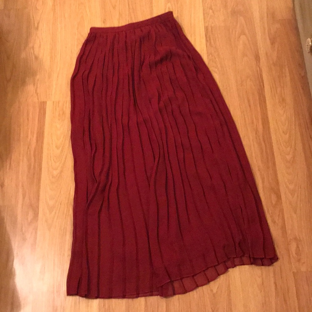 High waisted maxi skirt